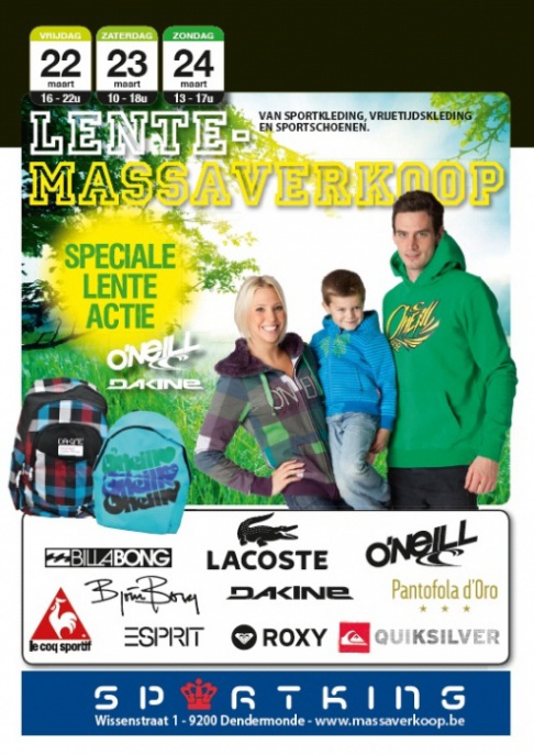 Lente Massaverkoop